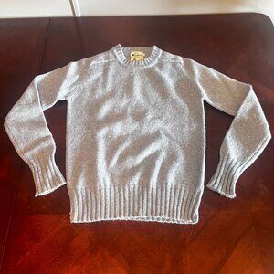 Vintage Woolrich Womens Light blue Wool Pullover Sweater Sz S cottagecore
